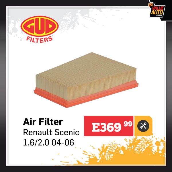 GUD Air Filter Renault Scenic 1.6/2.0 04-06